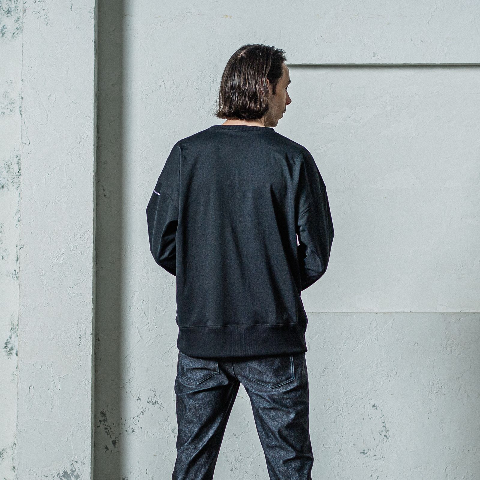 EX SWEAT DROP TRAINER / RC35-C-002 / 高機能スウェットトレーナー / ブラック