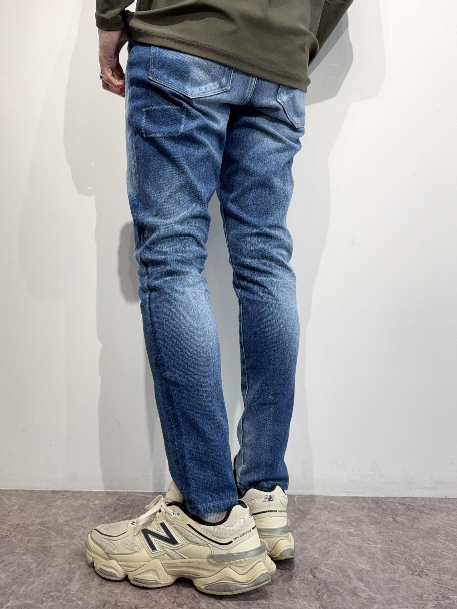 MICK DENIM JERSEY / RC35-ST-020 / デニムジャージテーパードパンツ / インディゴリメイク