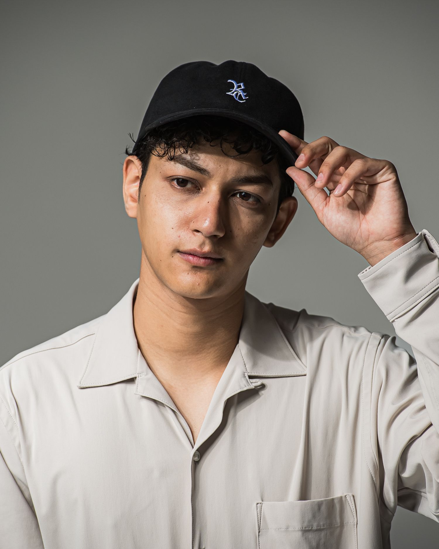 SUEDE LOW CAP / RC37-CAP-002 / スエードエコレザーローキャップ / ブラック (9月上旬入荷予定)