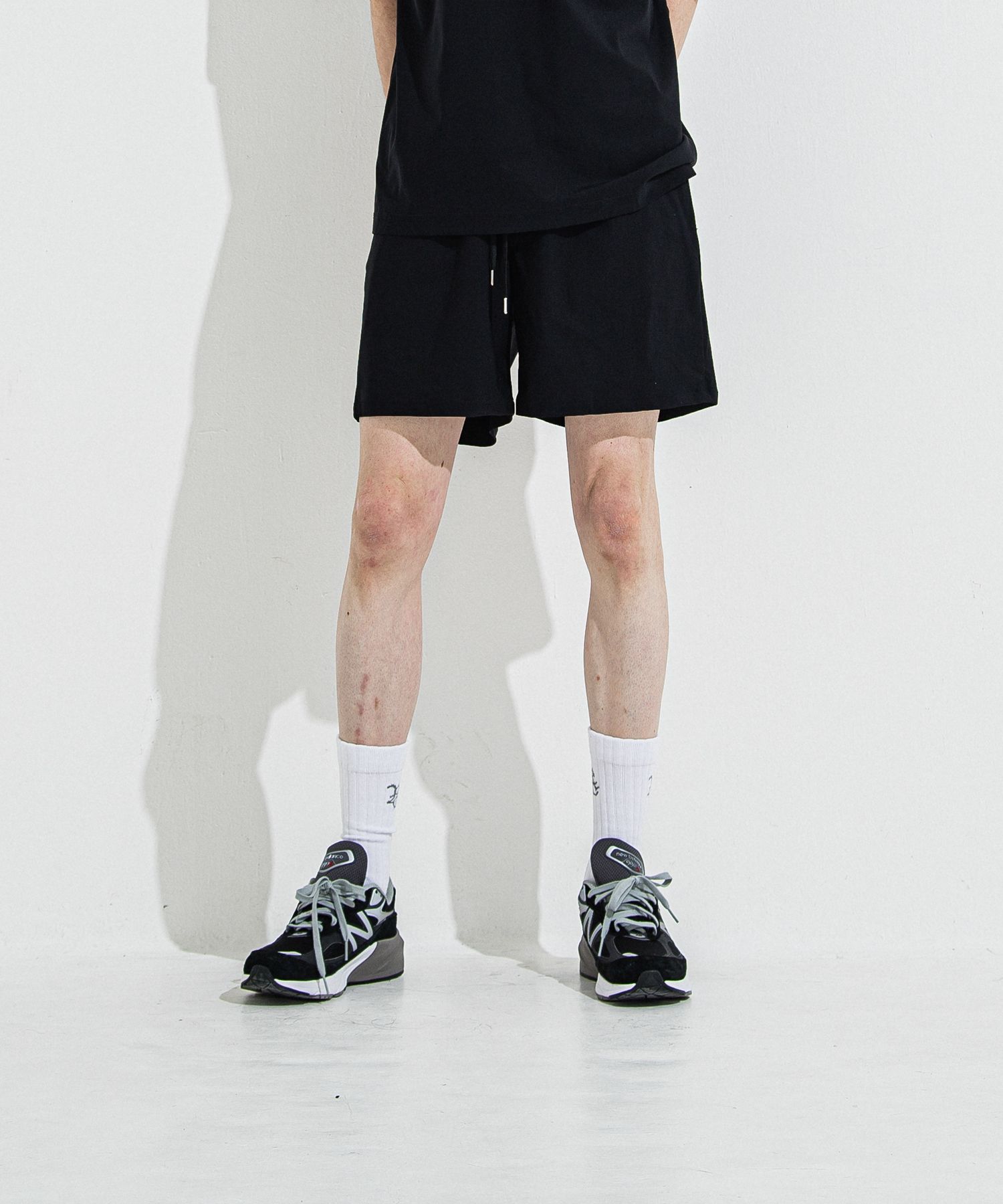 TV NYLON SHORTS / RC36-HP-004 / リラックスナイロンショーツ / ブラック