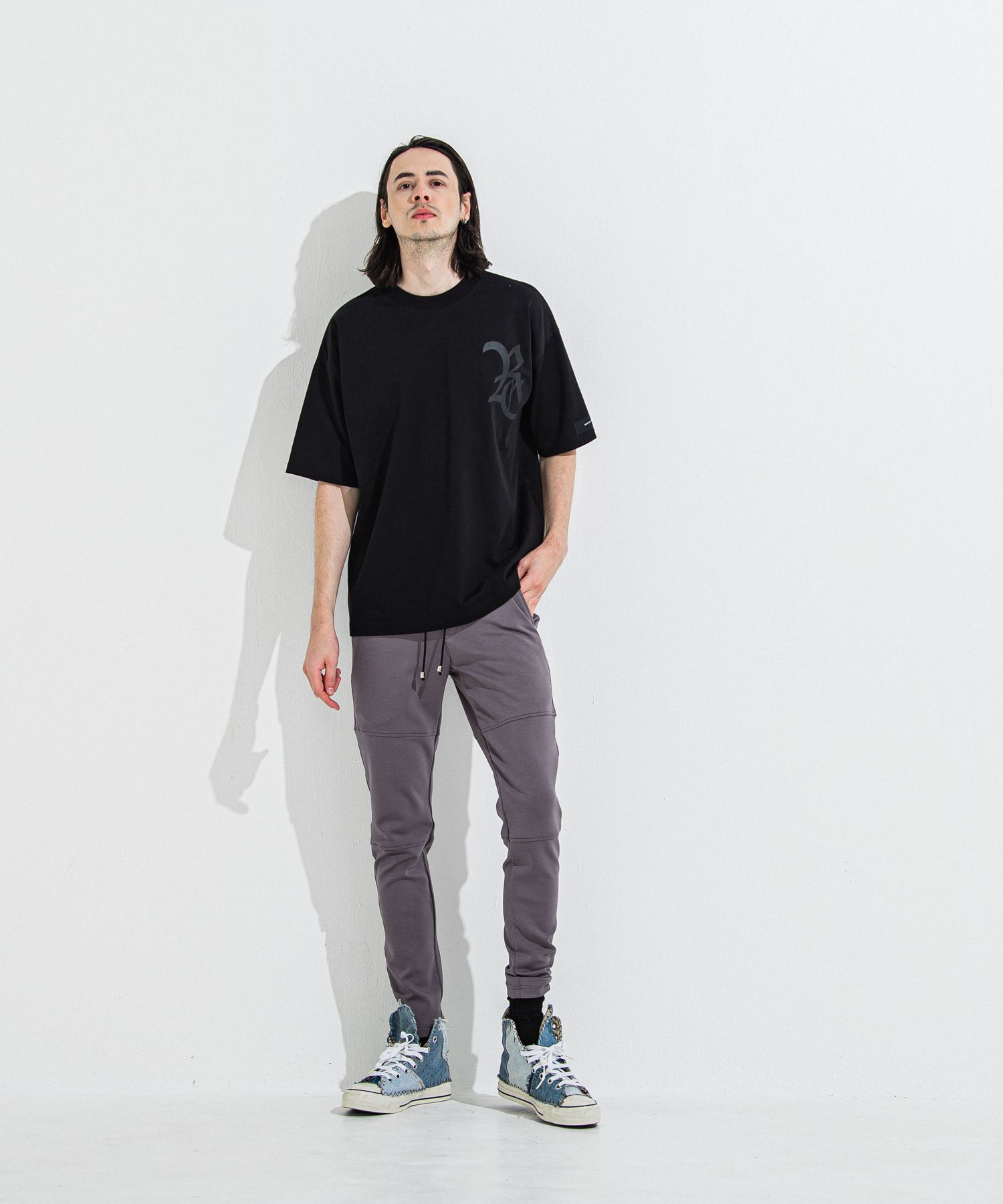 RC OVER TEE / RC36-T-006 / RCロゴビッグTシャツ / ブラック×ブラック