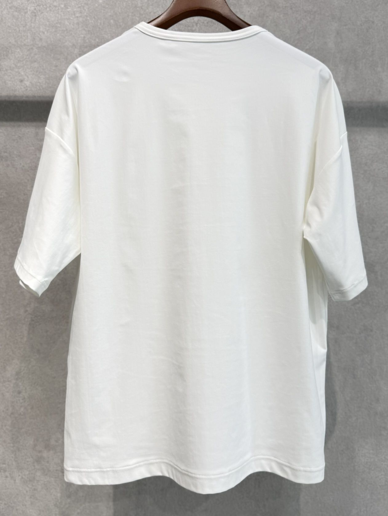 LEATHER POCKET OVER NYLON T / RC39-T-005 / レザーポケットナイロンビッグTシャツ / ホワイト