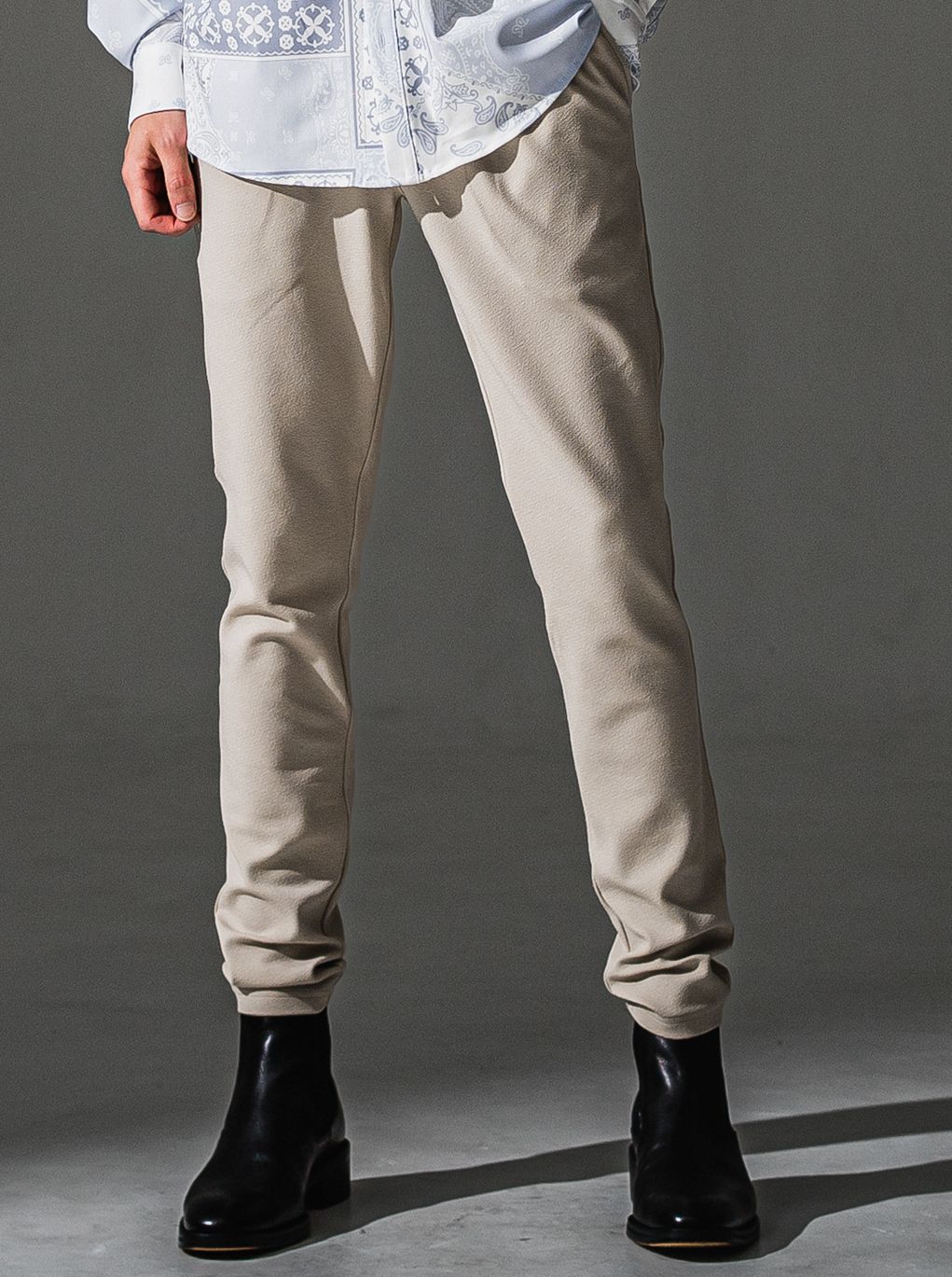 CHRIS EASY BLISTER TUCK PANTS / RC41-ST-016T / イージータックパンツ / ブリスターベージュ (7月下旬入荷予定)