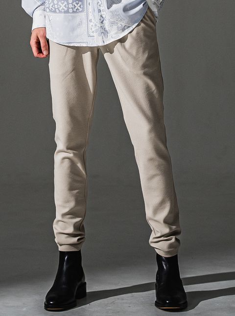 CHRIS EASY BLISTER TUCK PANTS / RC41-ST-016T / イージータックパンツ / ブリスターベージュ (7月下旬入荷予定)