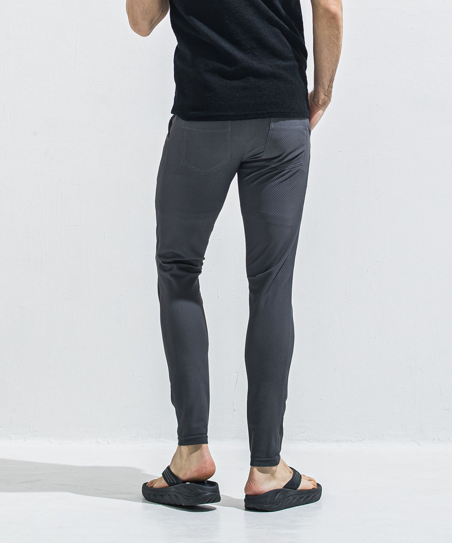 CHRIS EASY TUCK PANTS / RC40-ST-016T / イージータックパンツ / メッシュチャコール (5月中旬入荷予定)