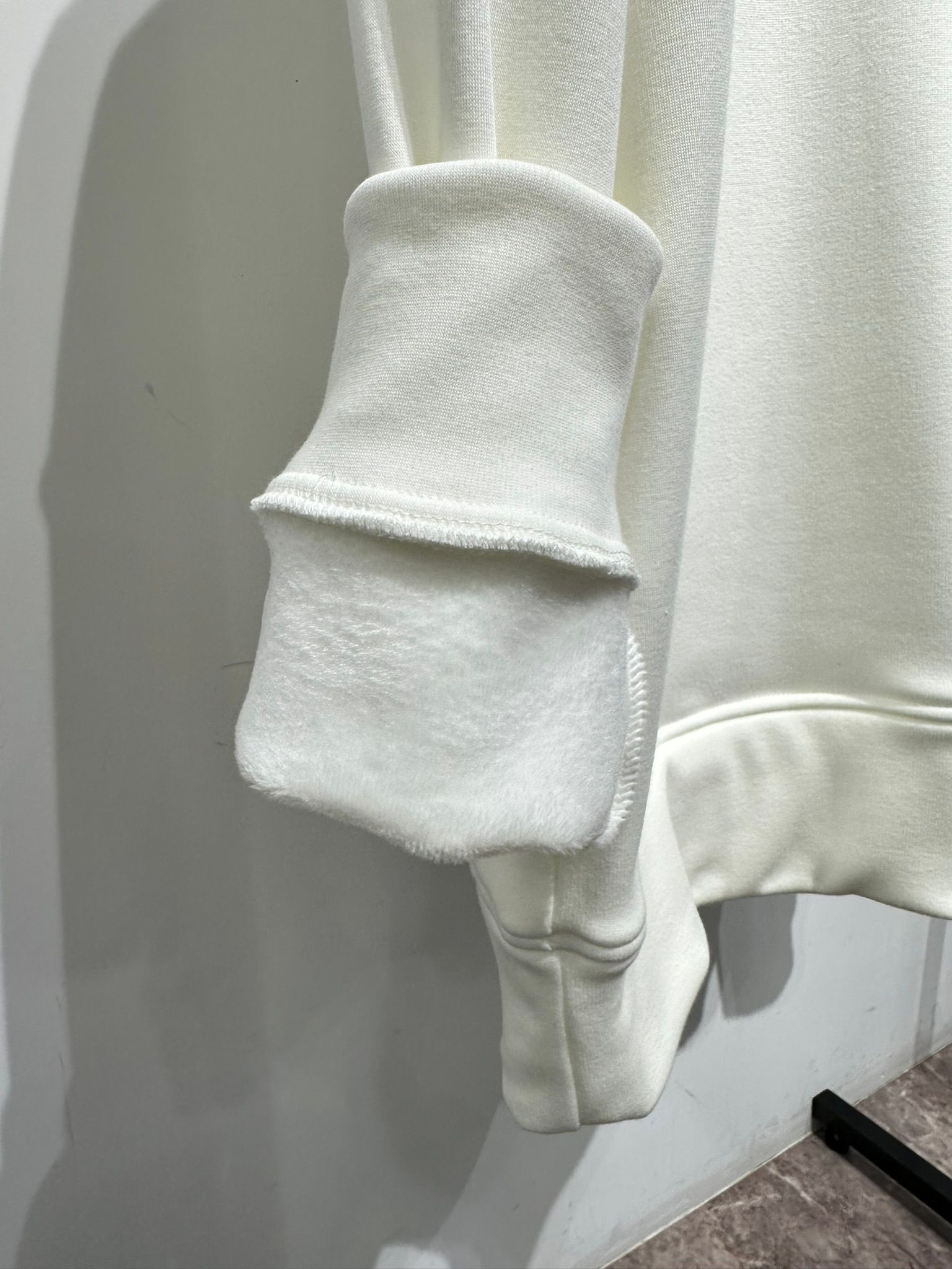【LUKE別注】 ROGO VELOURS FLEECE DROP TRAINER / RC34-C-010LUKE / 裏起毛ロゴトレーナー / ホワイト