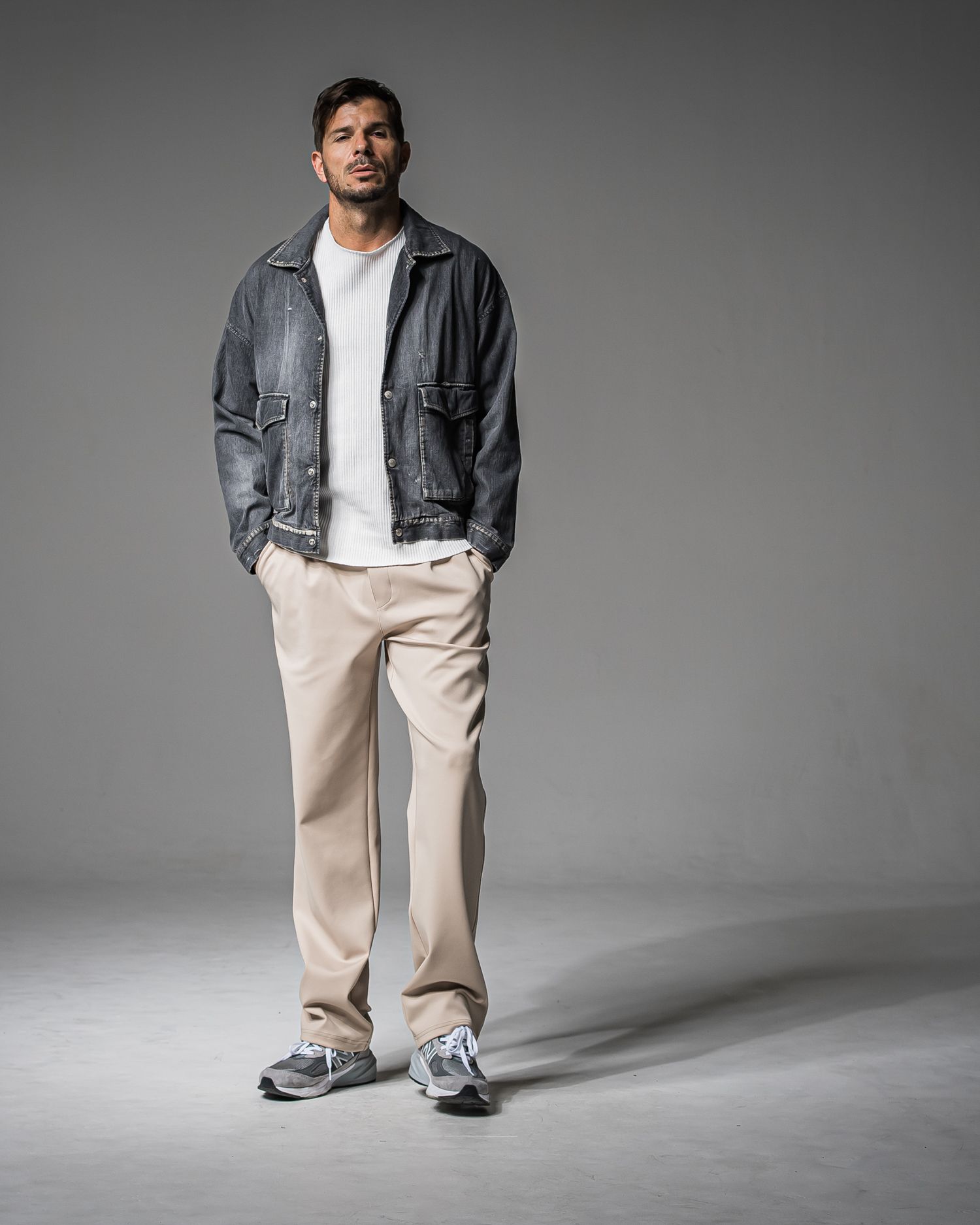 LDENIM AG FLIGHT JACKET / RC37-JK-001 / デニムフライトジャケット / ブラックユーズド