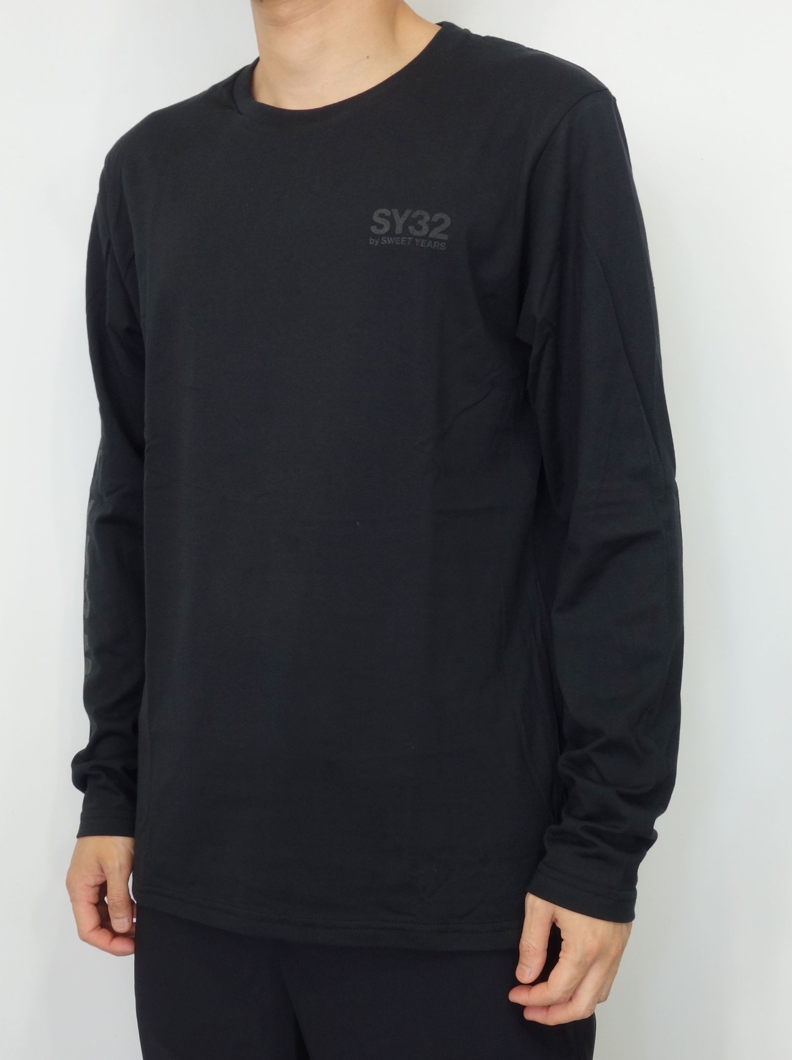 SY32 by SWEET YEARS - ARM LOGO L/S TEE / TNS1726J / ロングスリーブ