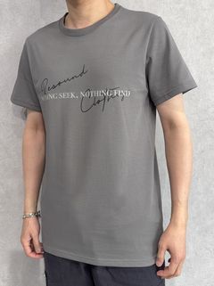 NSNF BASIC TEE / RC35-T-003 / メッセージロゴジャストTシャツ / グレー