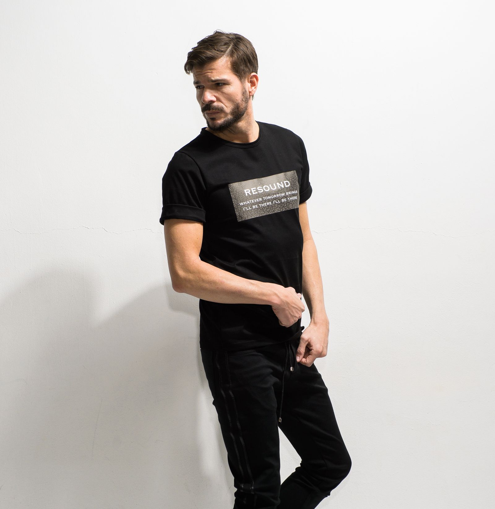 LEO BOX ROGO ROLL UP JERSEY TEE / RC20-T-004 / ボックスロゴTシャツ