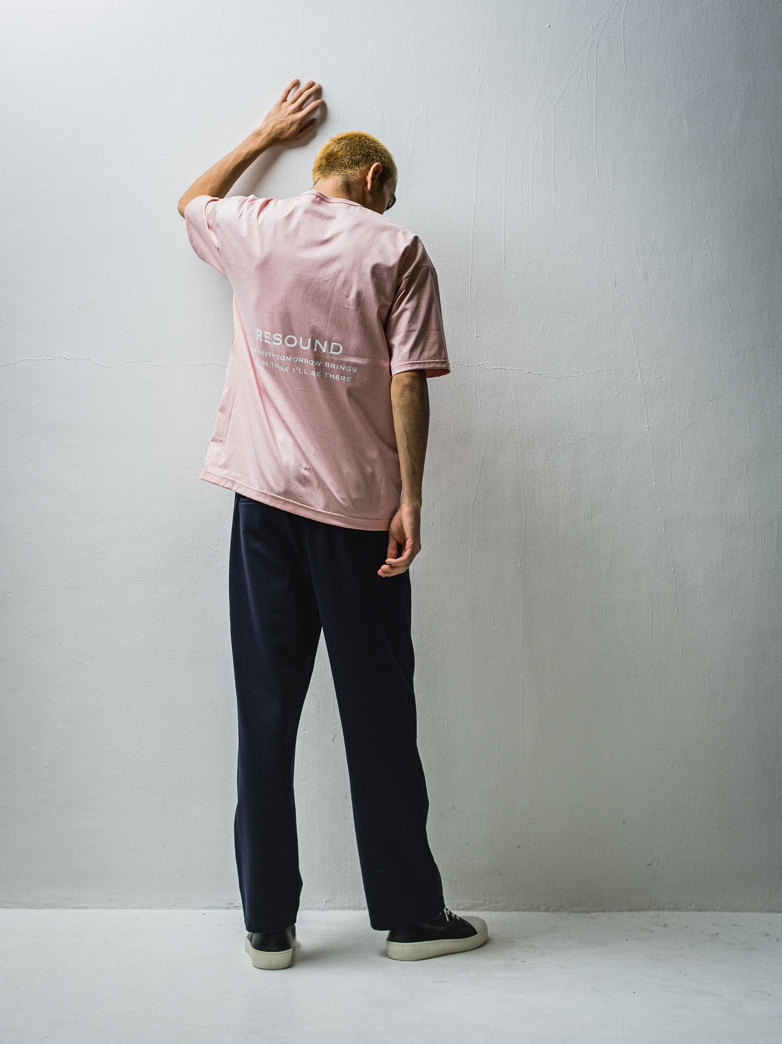 BACK ICON ROGO LOOSE TEE / RC27-T-001 / バックロゴビッグTシャツ / ピンク※