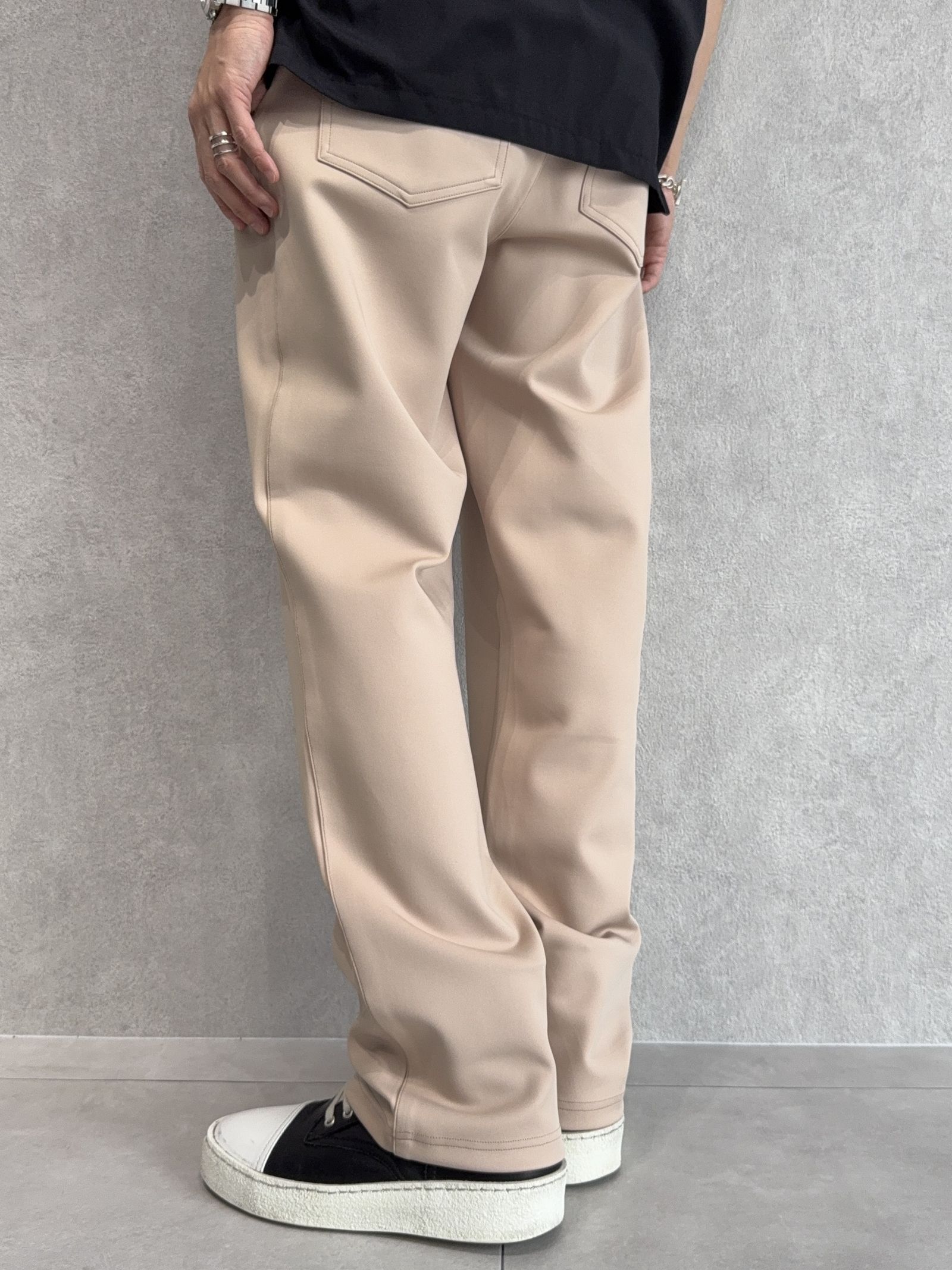 CHRIS EASY WIDE TUCK PANTS / RC37-ST-016WT / ワイドタックパンツ / ベージュ
