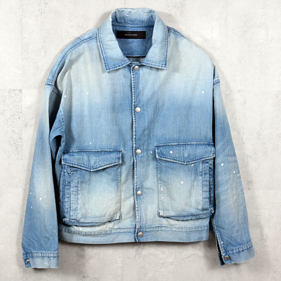 LDENIM AG FLIGHT JACKET / RC41-JK-001 / デニムフライトジャケット / ライトインディゴ (8月中旬入荷予定)