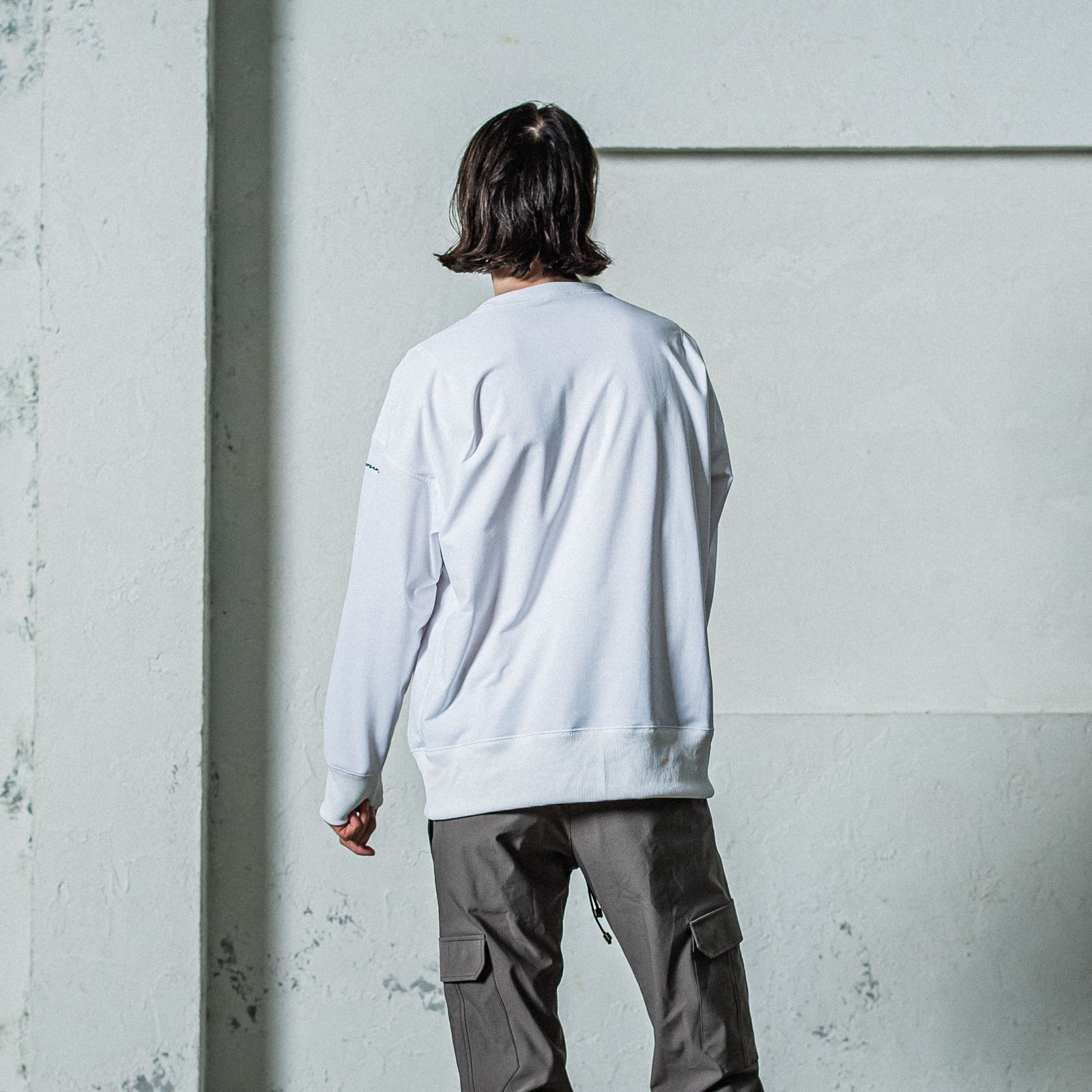 EX SWEAT DROP TRAINER / RC35-C-002 / 高機能スウェットトレーナー / ホワイト