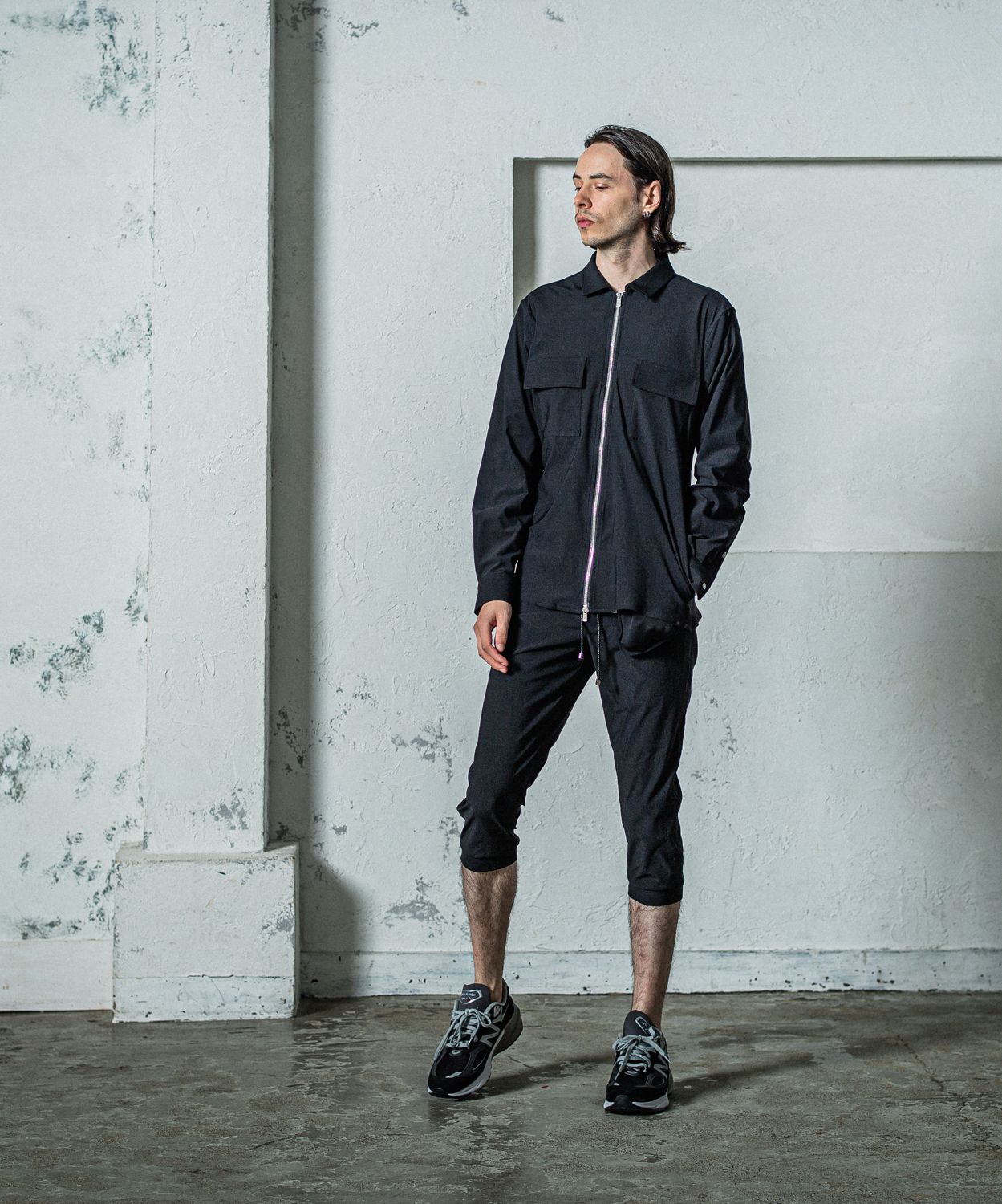 限定販売】 ラインストレッチパンツ クロージング リサウンド