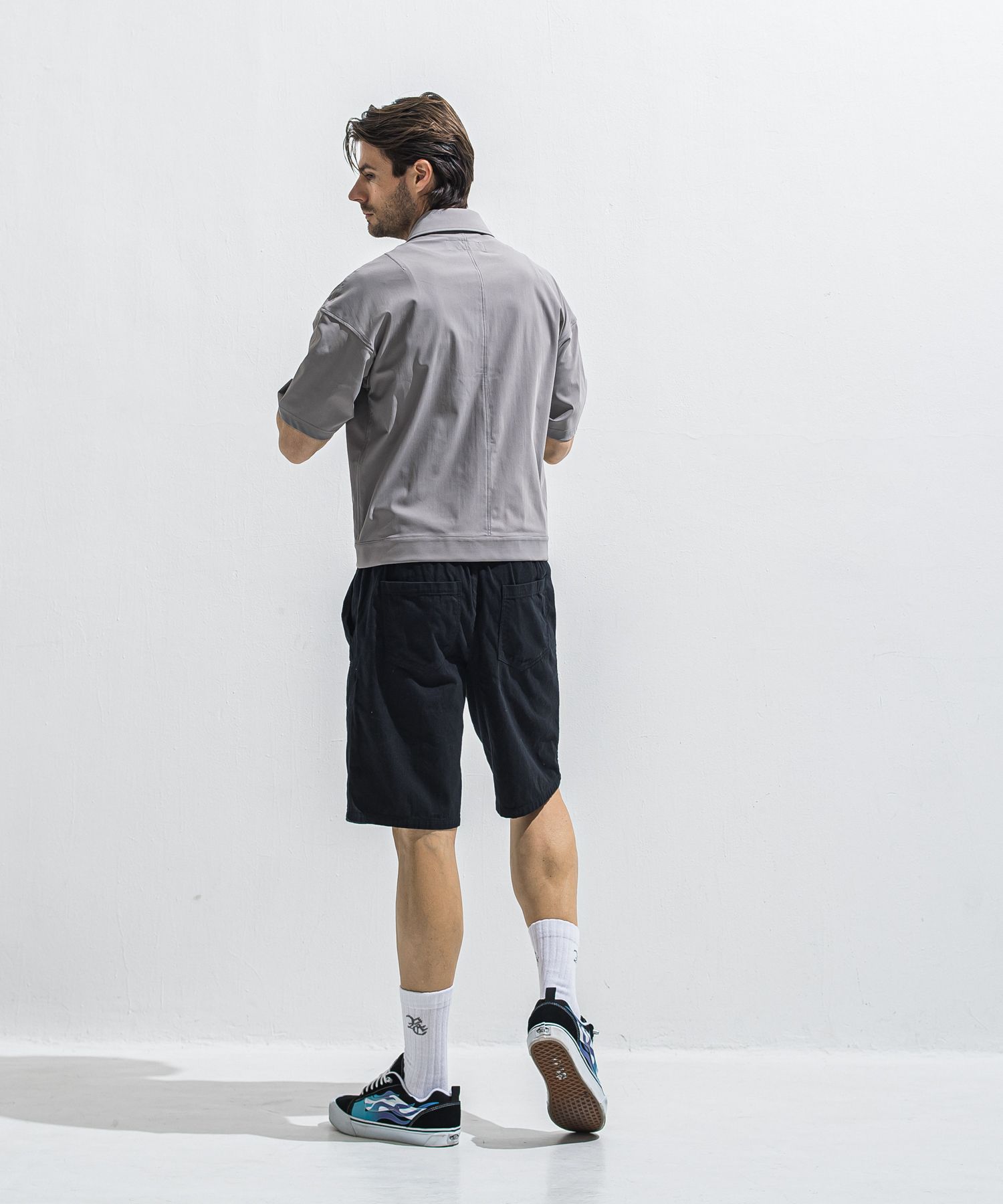 CPO HAFE SHIRTS JK / RC40-SH-003 / 半袖ナイロンCPOジャケット / グレー (5月上旬入荷予定)