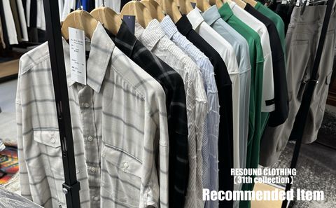 ご予約受付中のRESOUND【31th collection】春に最適なシャツアイテムご紹介