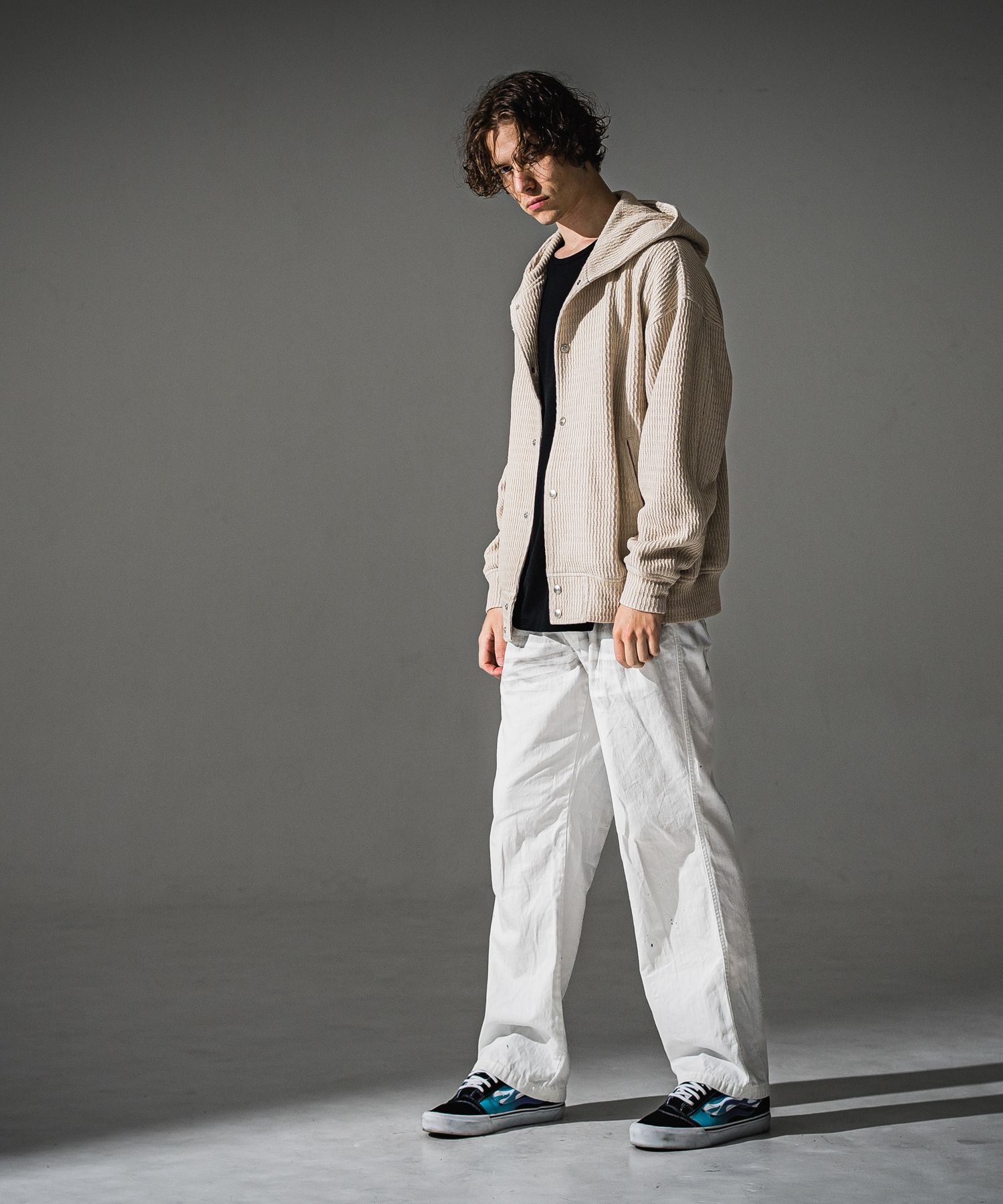 WK PT / RC41-ST-042 / ワンタックワークデニムパンツ / ホワイトユーズド (8月中旬入荷予定)