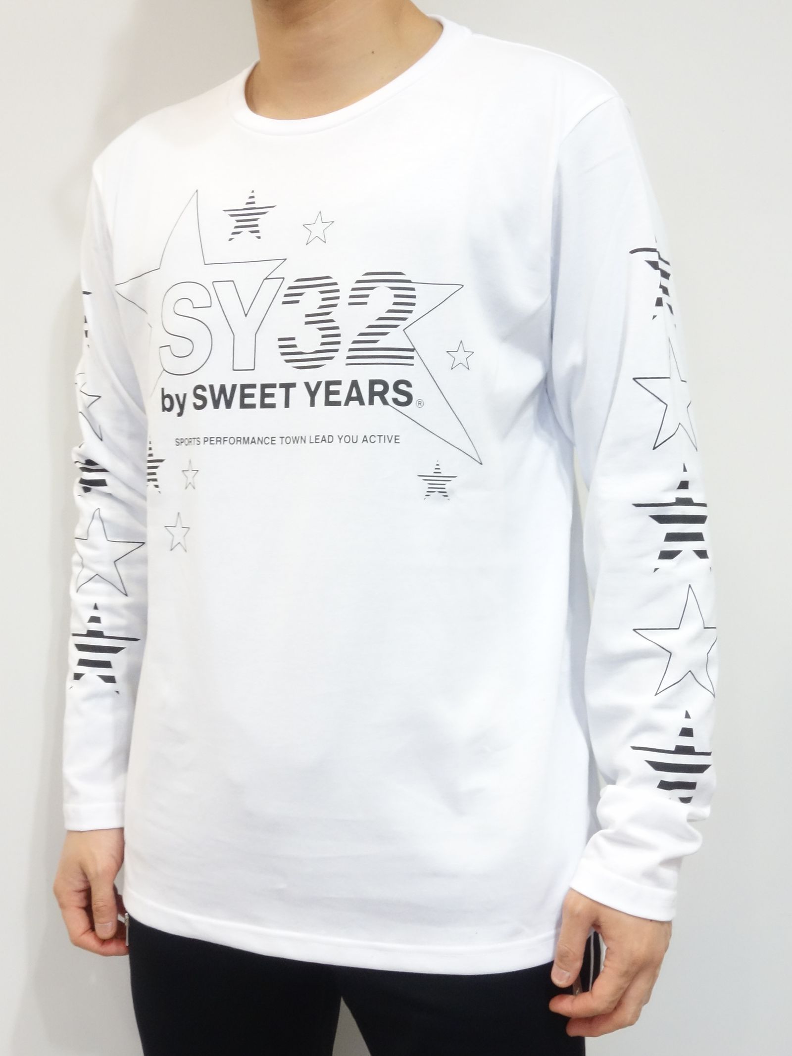 SY32 by SWEET YEARS - MULTI STAR L/S TEE / 11036J / ロングスリーブ ...