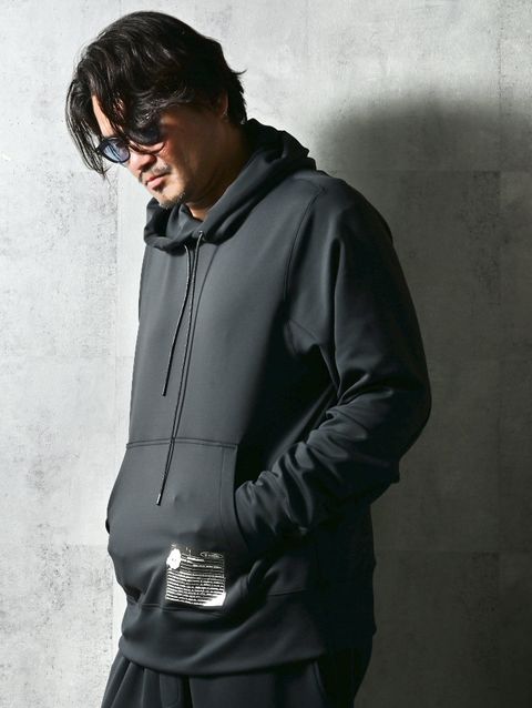 WILL PULLOVER HOODIE / DP1-C-001 / ウィルプリントプルオーバーパーカー / ブラック (2月上旬入荷予定)