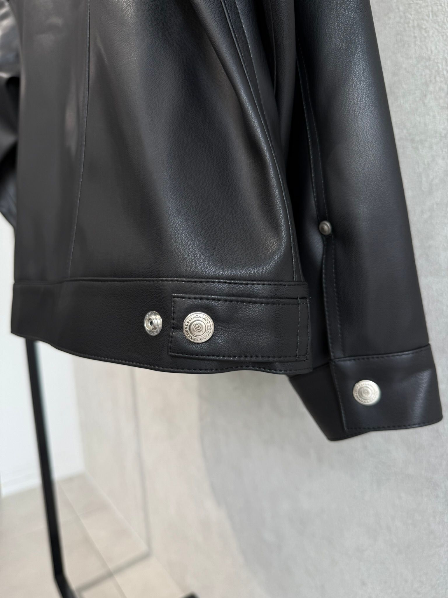LEATHER OVER 3RD G / RC37-JK-006 / エコレザー3RD型Gジャン / ブラック