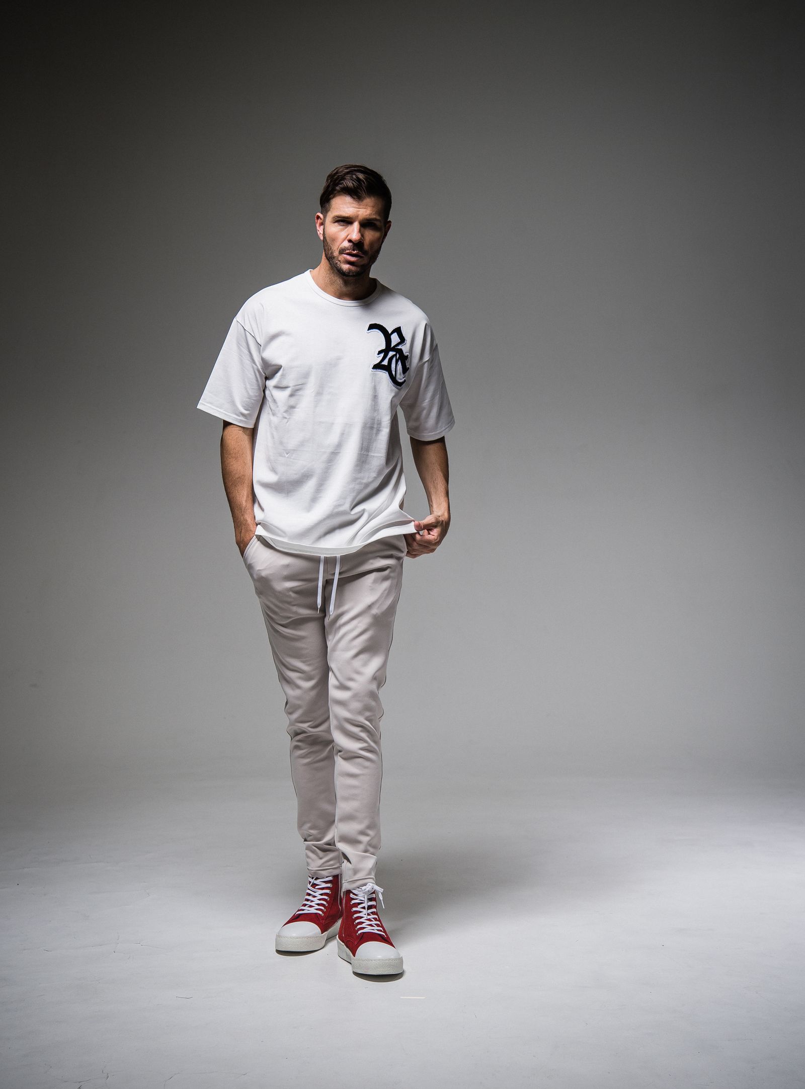 RC CHENILLE LOOSE TEE / RC25-T-004 / ビッグTシャツ / ホワイト ※