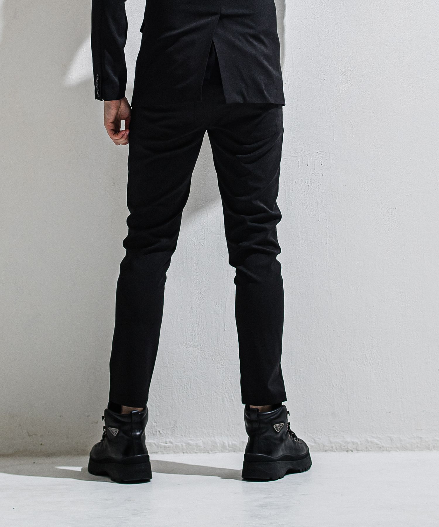 GAVIRIA SLACKS EASY PANTS / DP1-ST-001 / スラックスイージーパンツ / ブラック (3月中旬入荷予定)