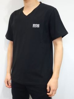 V NECK LOGO TAPE TEE / 11452 / プリントTシャツ