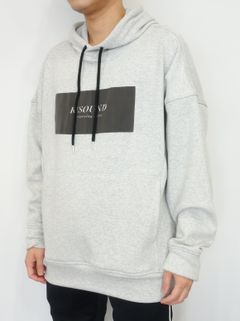 【コラボモデル第4弾】 BOX LOGO BOA FLEECE LOOSE HOODIE / RC18-C-009 / オーバーサイズパーカー / グレー