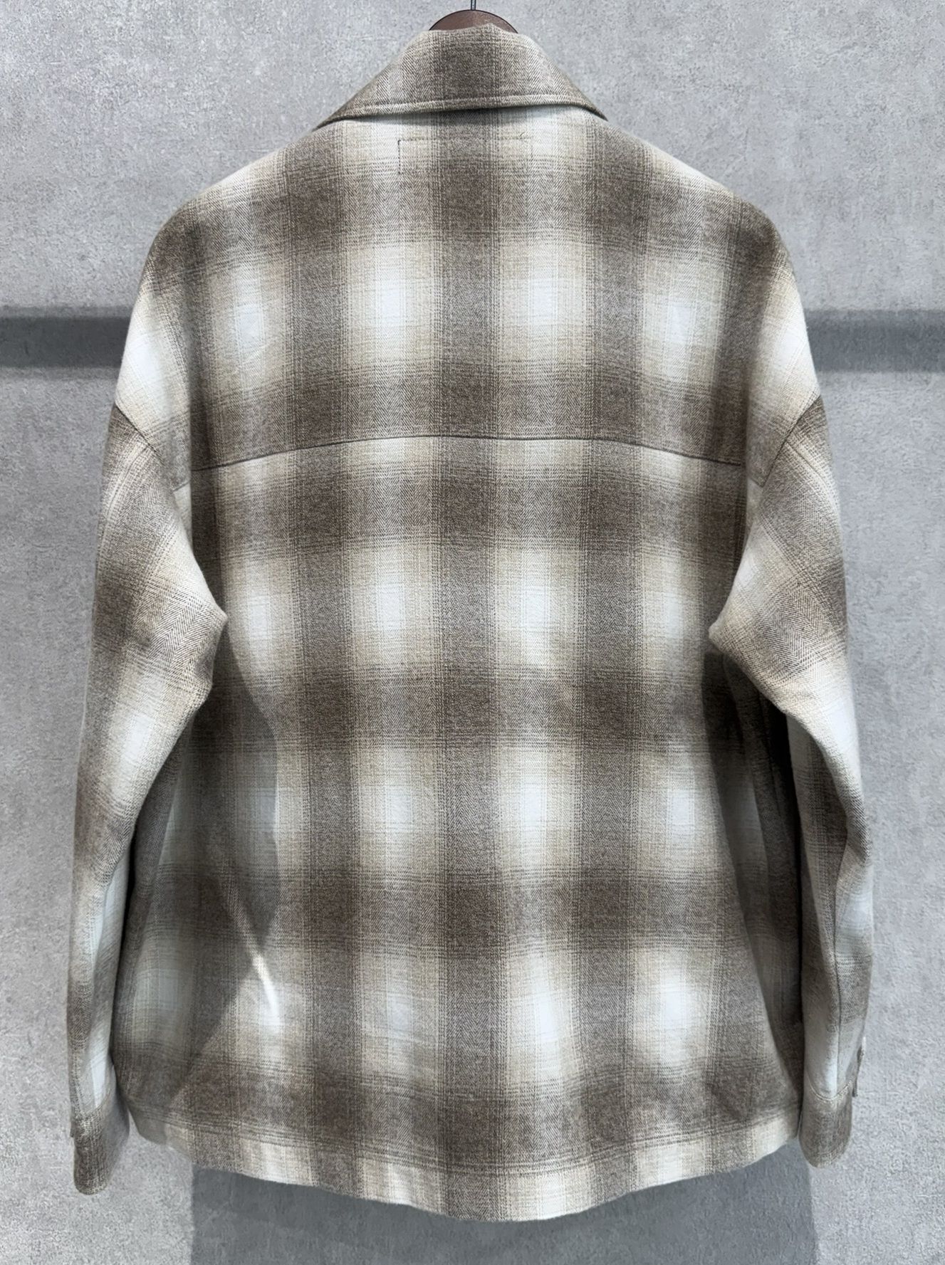 FLANNEL CHECK JK / RC38-JK-007 / フランネルチェックCPOジャケット / ブラウン
