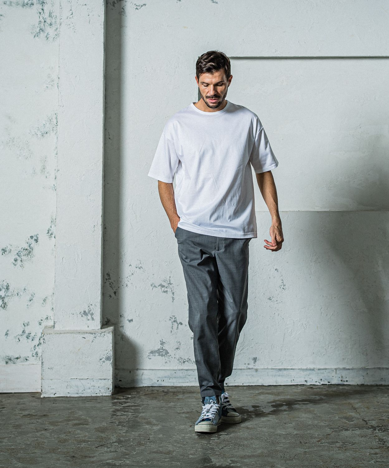 FINEST BASIC LOOSE T / RC35-T-007 / 最高品質コットンビッグTシャツ / ホワイト
