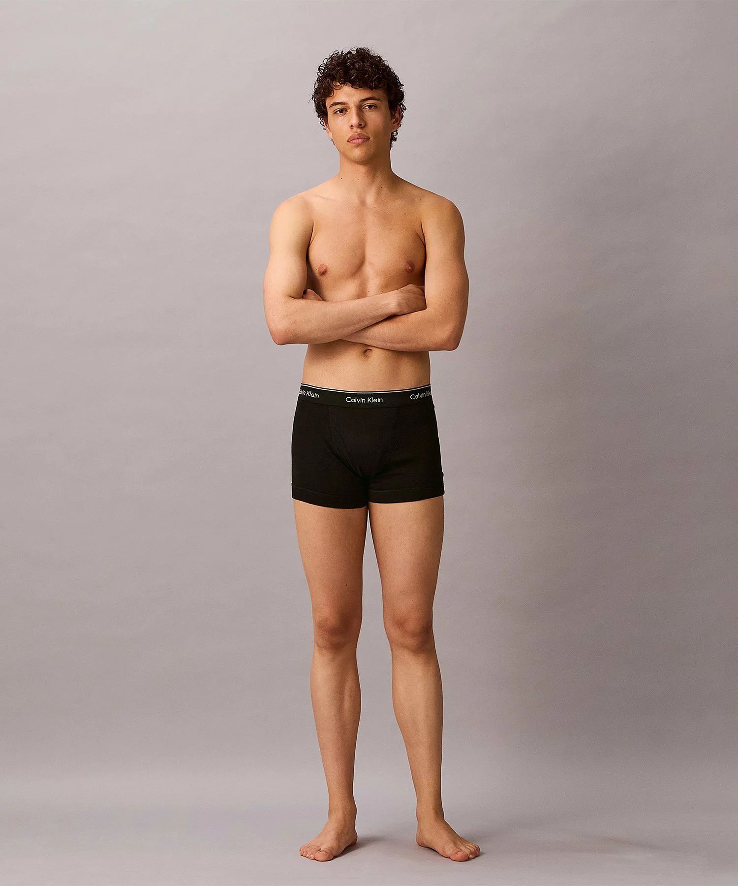 COTTON STRETCH ボクサーパンツ 3枚パック / NB4002 / 001(ブラック)