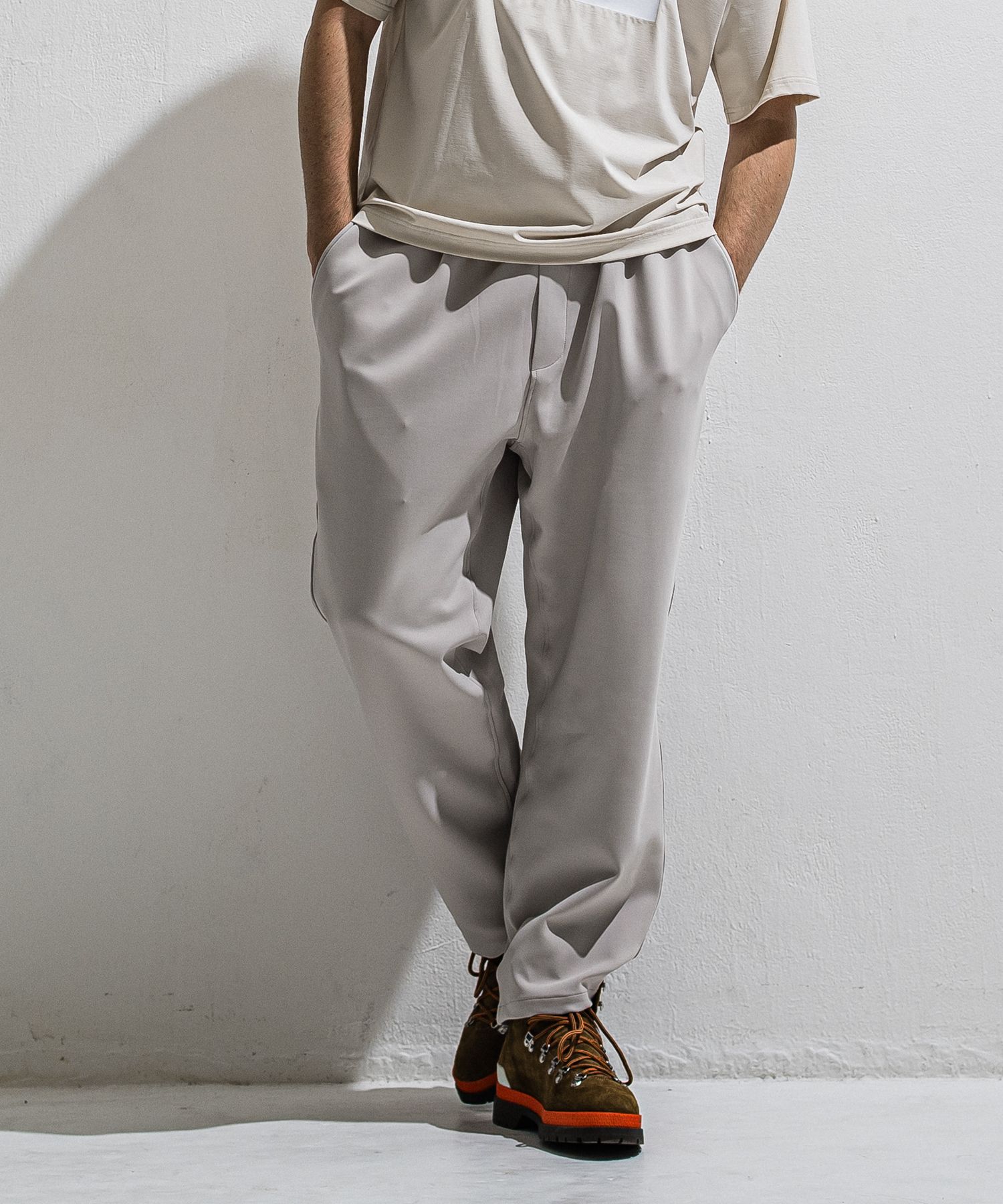 EMILIO DB WIDE PANTS / DP1-ST-003 / ダンボールジャージスーパーワイドパンツ / グレージュ (3月中旬入荷予定)