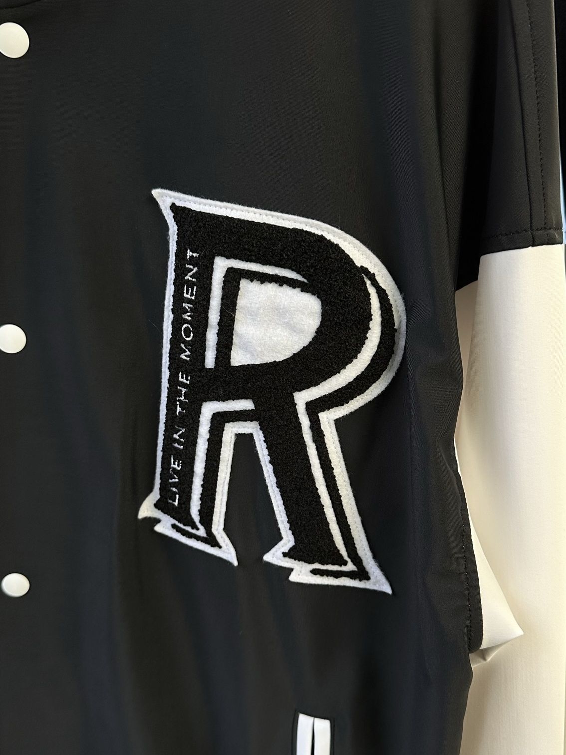 RUSH OVER VARSITY JACKET / RC28-C-002 / ラッシュガードスタジャン / ブラック※