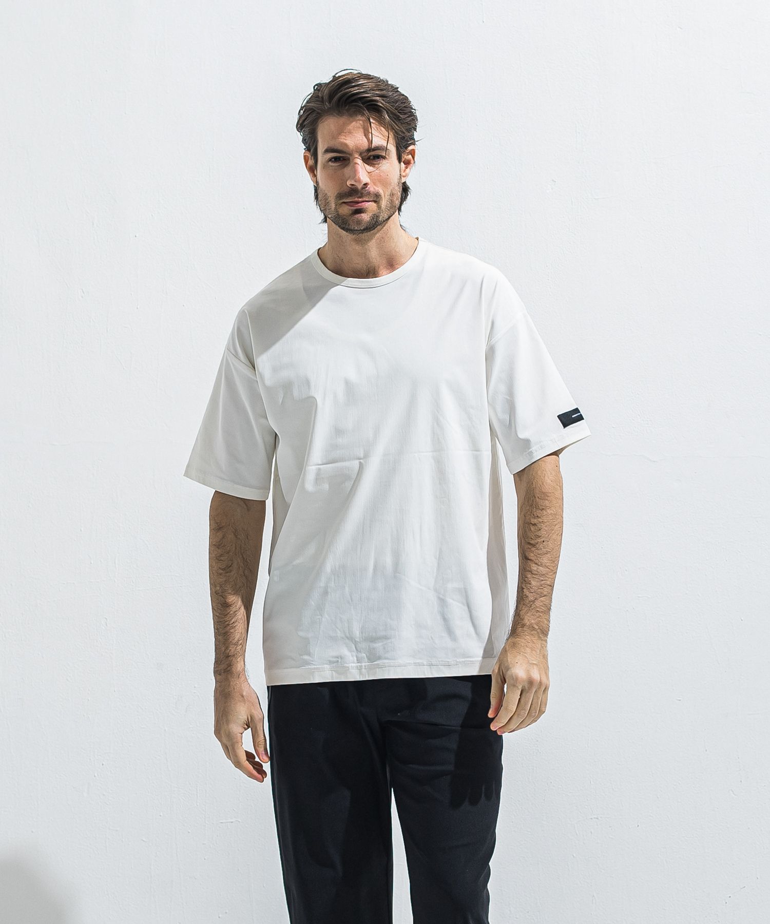 NYLON OVER T / RC40-T-003 / ナイロンビッグTシャツ / ホワイト (5月中旬入荷予定)