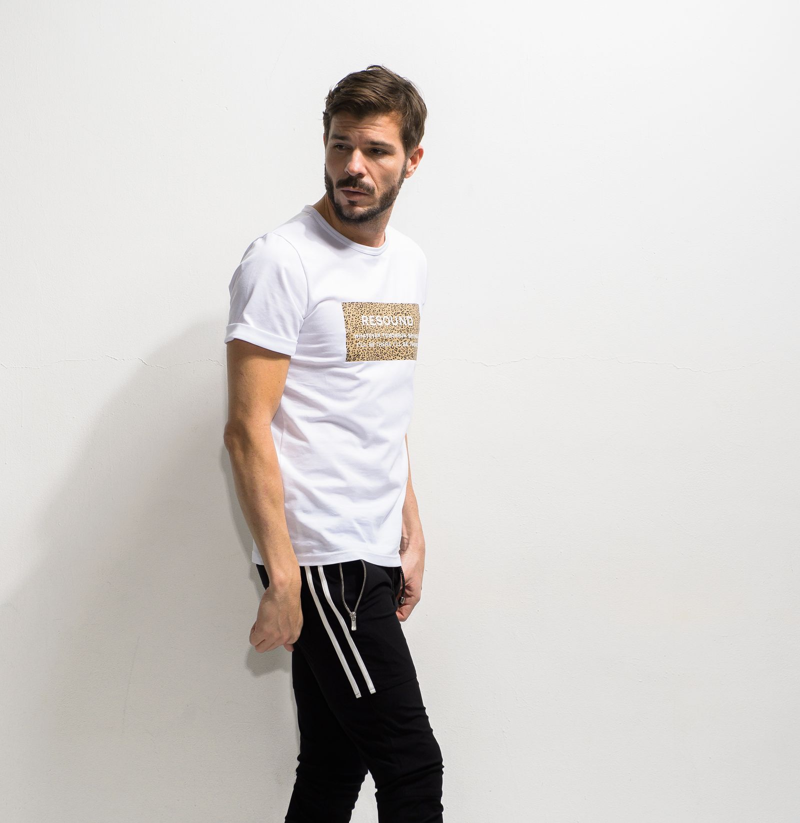 LEO BOX ROGO ROLL UP JERSEY TEE / RC20-T-004 / ボックスロゴTシャツ ※