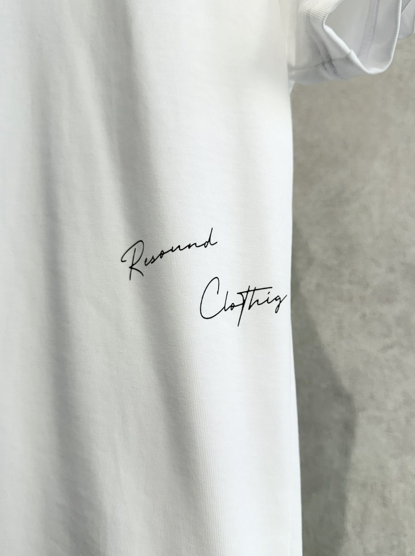 SIDE RC BASIC TEE / RC35-T-004 / サイドロゴジャストTシャツ / ホワイト