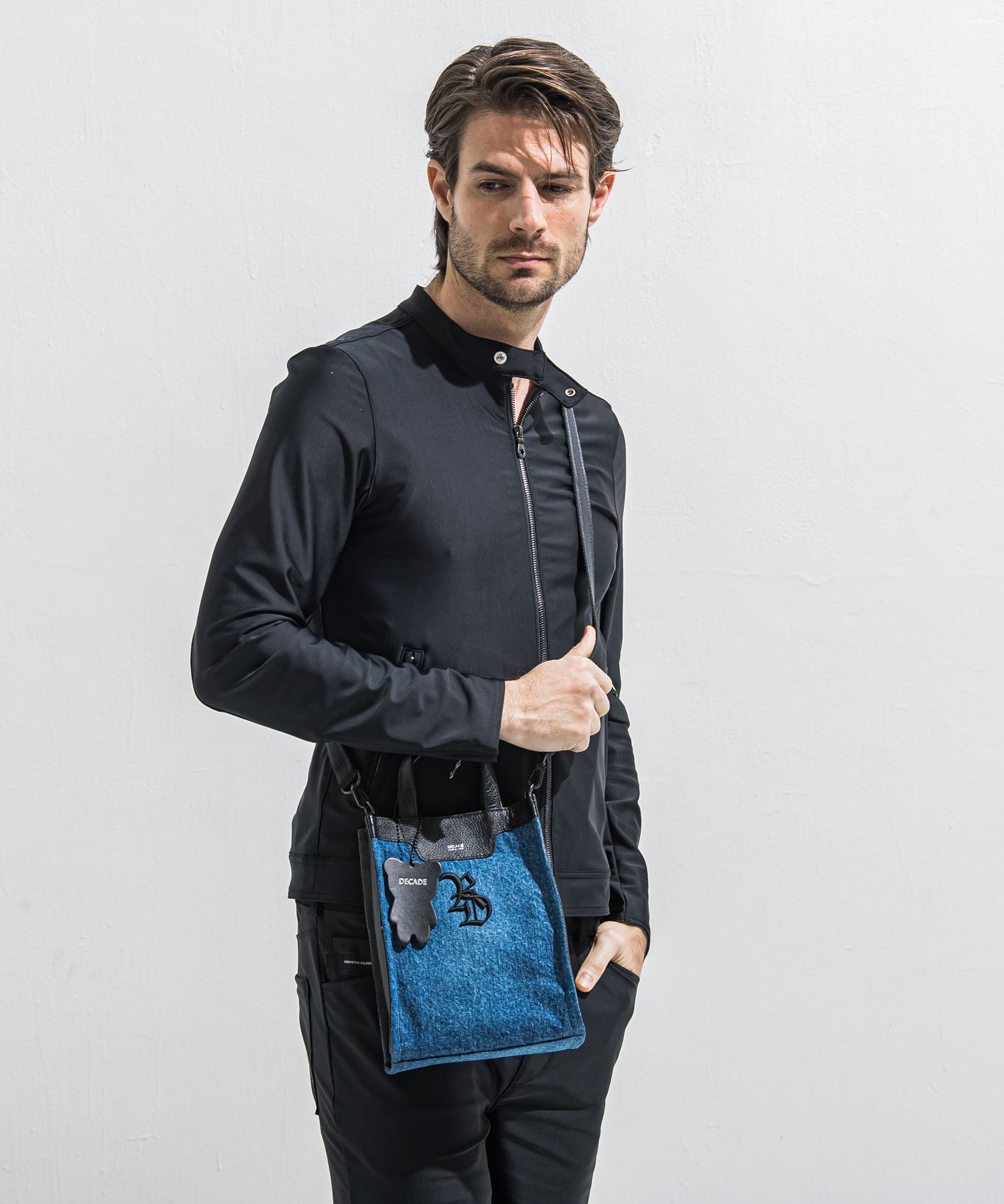 DENIM MINI TOTE BAG / RC40-BAG-001RD / デニムミニトートショルダーバッグ / デニム (5月中旬入荷予定)