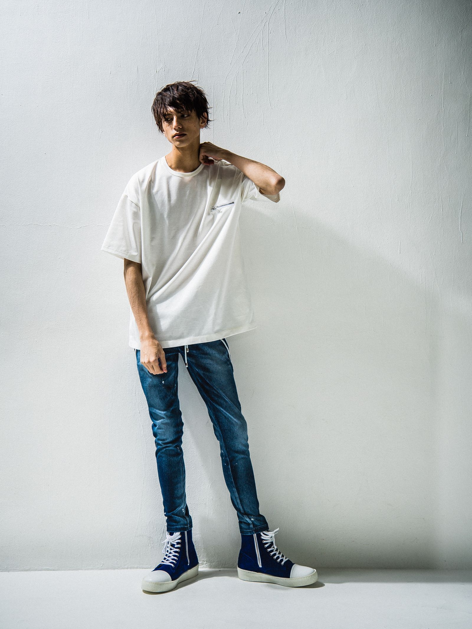 FASTENER POCKET LOOSE TEE / RC24-T-007 / ビッグTシャツ