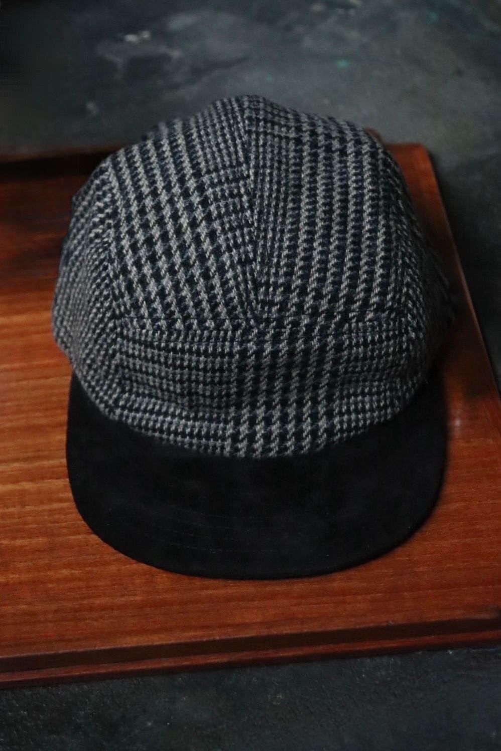 エンダースキーマ 25SA キャップ tweed jet cap(xu-c-twc)black