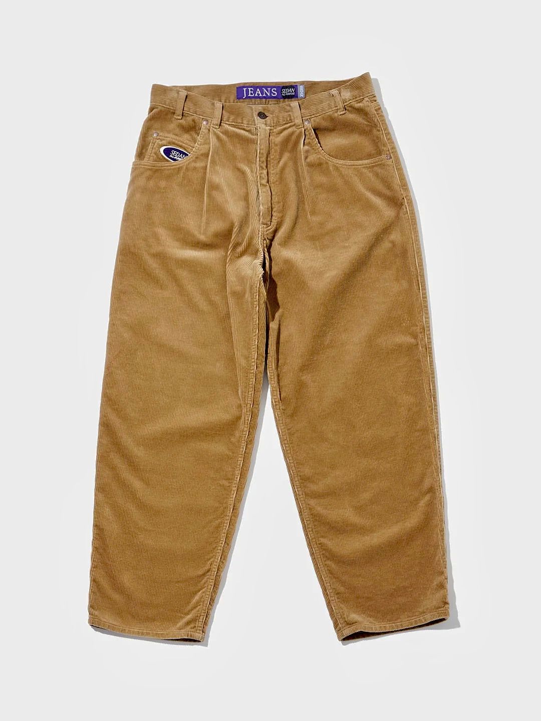 セダンオールパーパス23FW OVAL LOGO CORDUROY PANT(SD23F-PT06)CAMEL