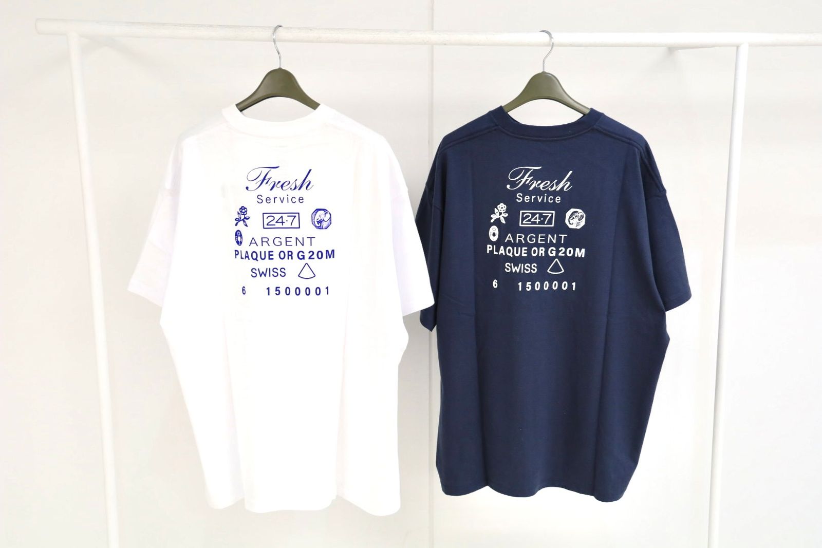フレッシュサービス CORPORATE PRINTED S/S TEE "TIMEPIECE"(FSC261-70151)WHITE☆4月18日(土)新作発売！