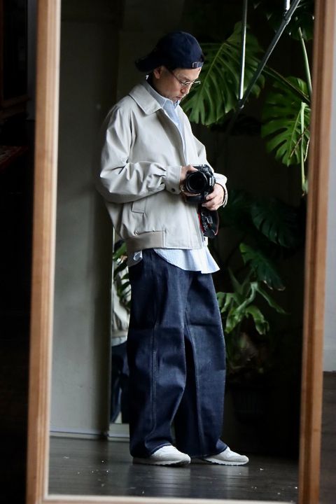 A.PRESSE 23SSデニム Military Denim Trousers(23SAP-04-07H)INDIGOスタイル