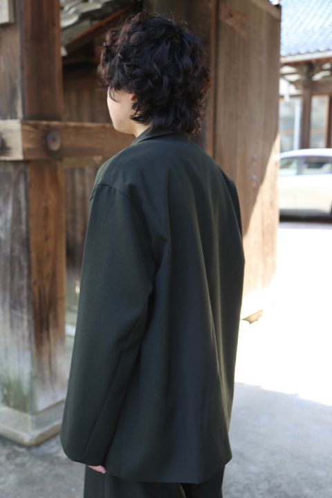 blurhms Wool Surge Cardigan Jacket,WOOL SURGE SUPER WIDE EASY SLACKS style. 2021.07.20.