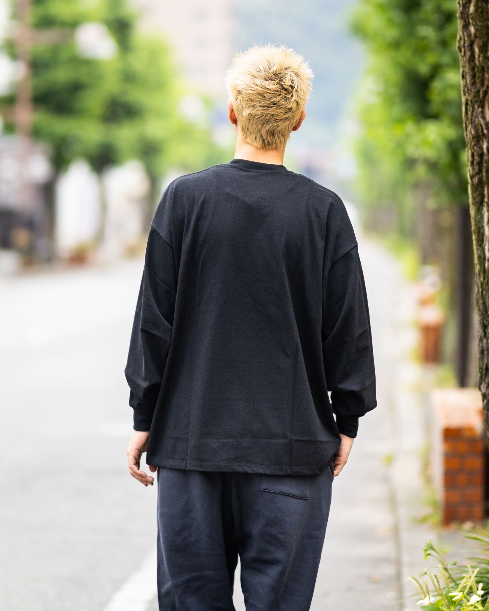 FreshService VIBTEX for FreshService L/S CREW NECK TEE MARKスタイル