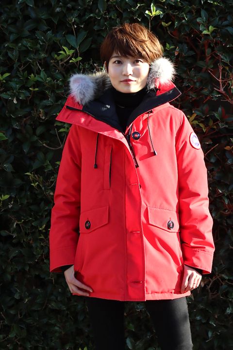 CANADA GOOSE CHARLOTTE PARKA"RED"style.2021.12.22.