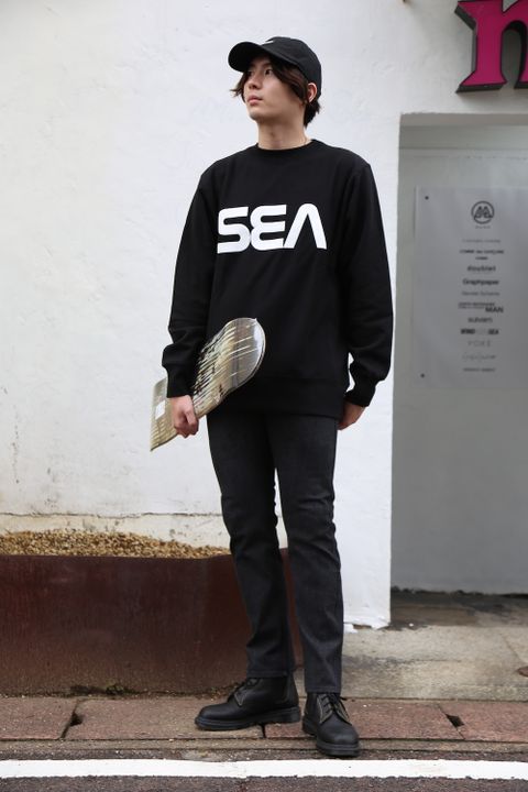WIND AND SEA 9月19日発売 SEA(SPC) SWEAT SHIRT (WDS-20A-TPS-07) "BLACK"style.2020.9.18.