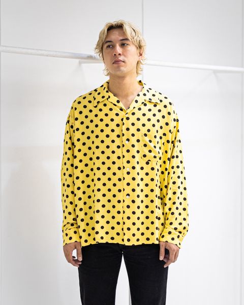 セントマイケル 26SS RAYON SHIRT/DOT(SM-MK8-0000-047)YELLOW☆3月20日(金)発売！