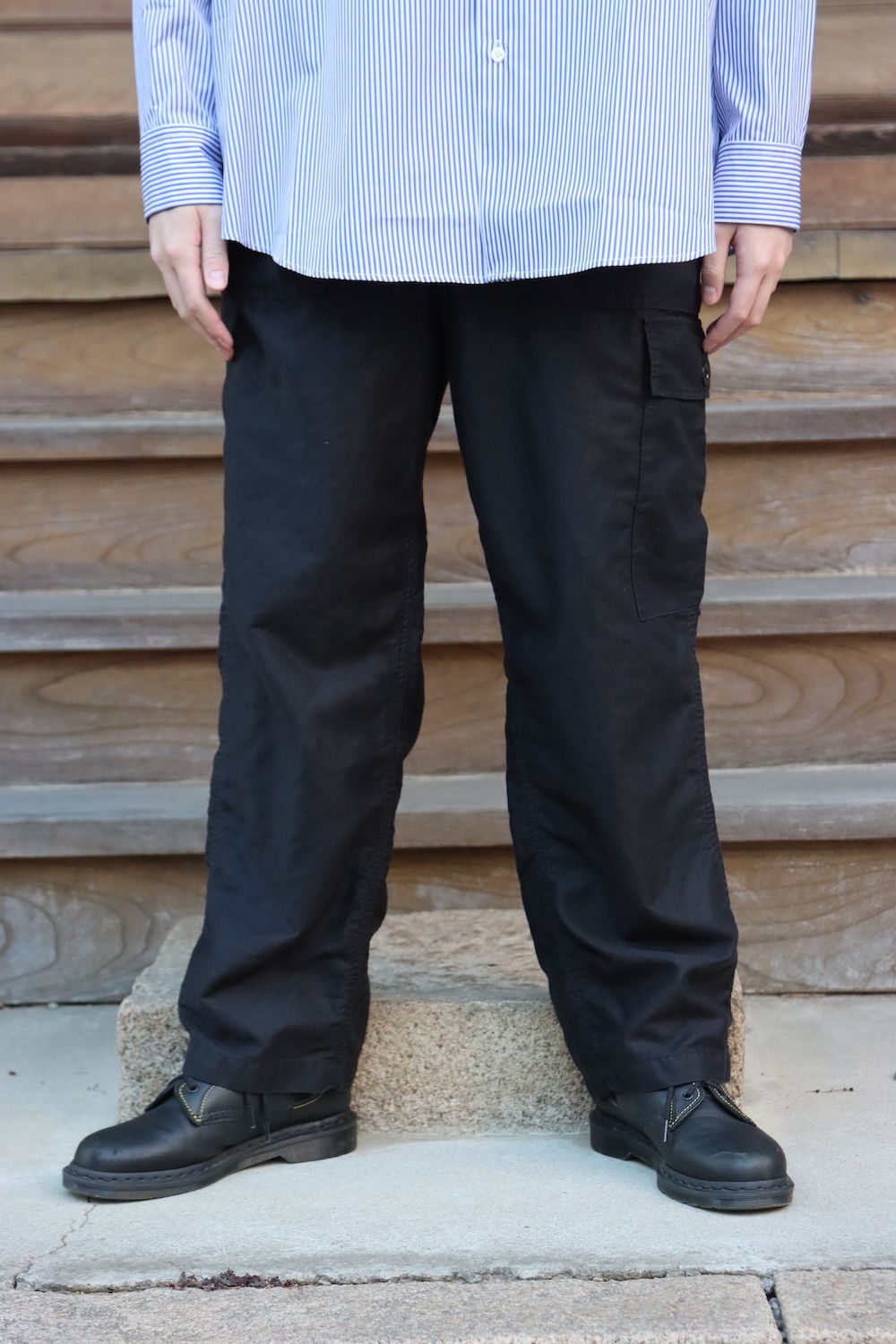 is-ness×THOMAS MASON VENTILATION LONG SLEEVE SHIRT style.2022.2.12.