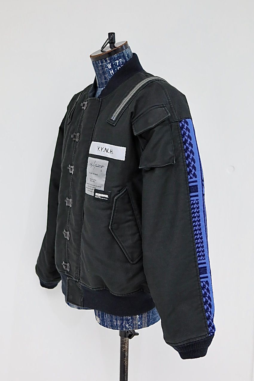 Yohji Yamamoto × NEIGHBORHOOD A-1 デッキジャケット(252SPYYN-JKM02S)BLACK★12月5日(金)発売！